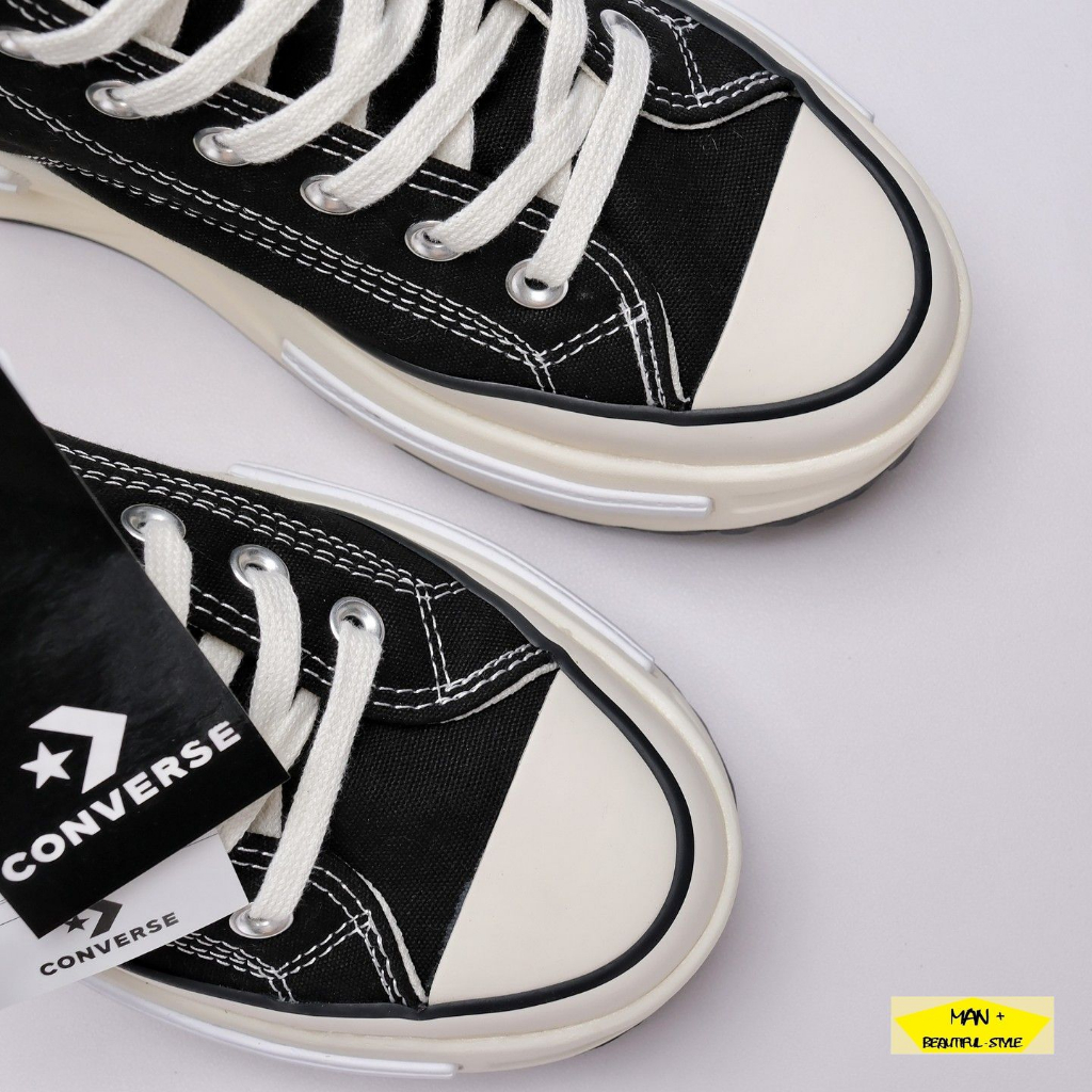 Giày Converse Run Star Legacy CX Black 2023,Giày CV nam nữ cao cổ màu đen, full box, freeship