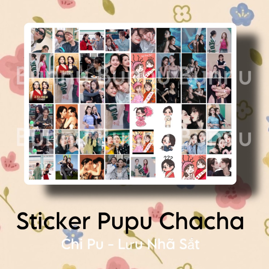 SET STICKER NHÃN DÁN RANDOM COUPLE ChiSe/FuSe/ChiFe