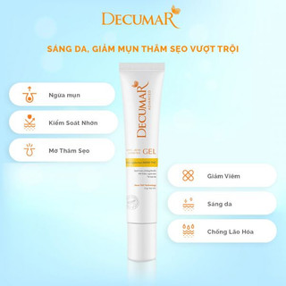 [NEW] Combo DECUMAR ADVANCED [Gel ngừa mụn, gel rửa mặt kiềm nhờn, kem chống nắng] (Decuma, dercuma, dercumar, advance]