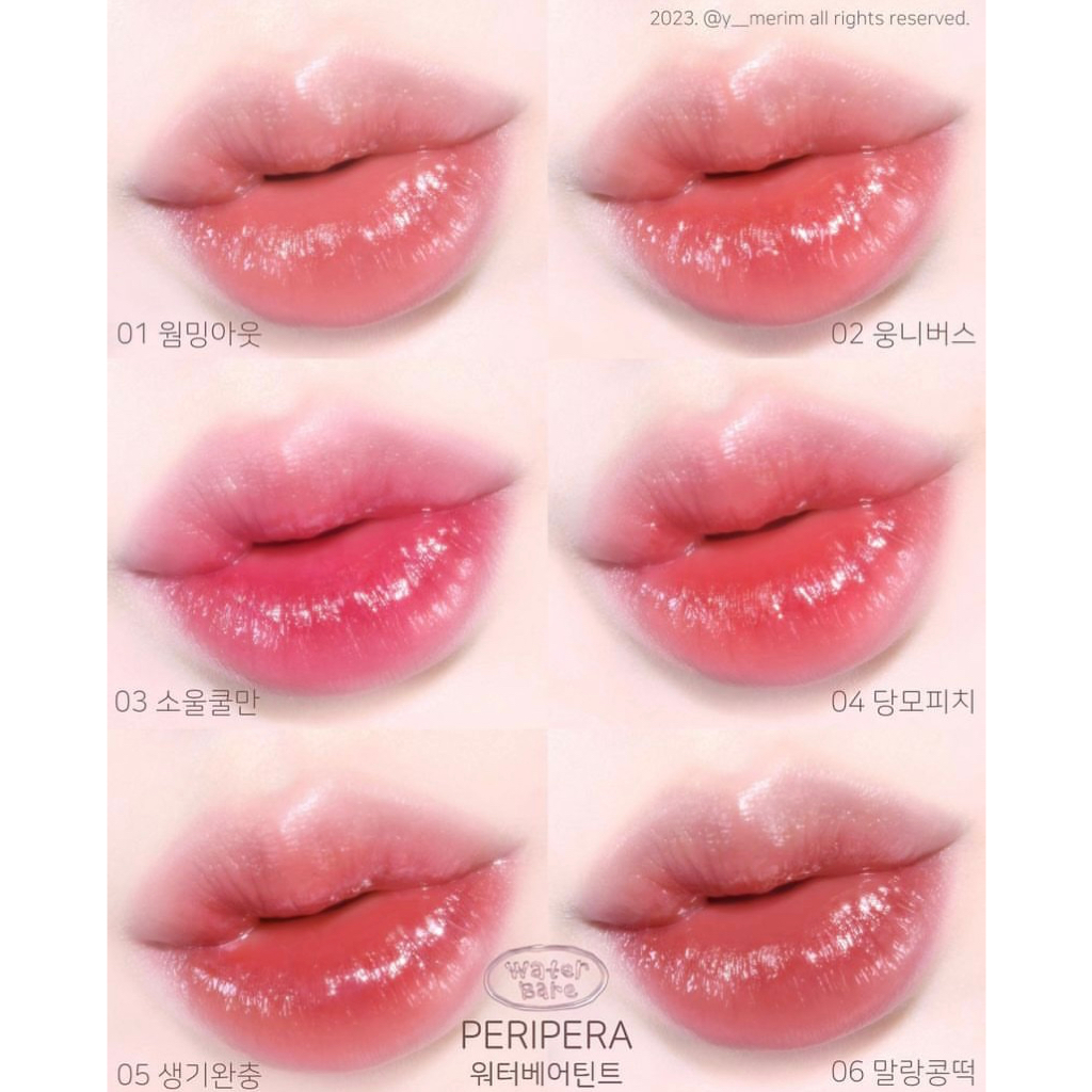 Son Nước Bóng Nhẹ Peripera Water Bare Tint