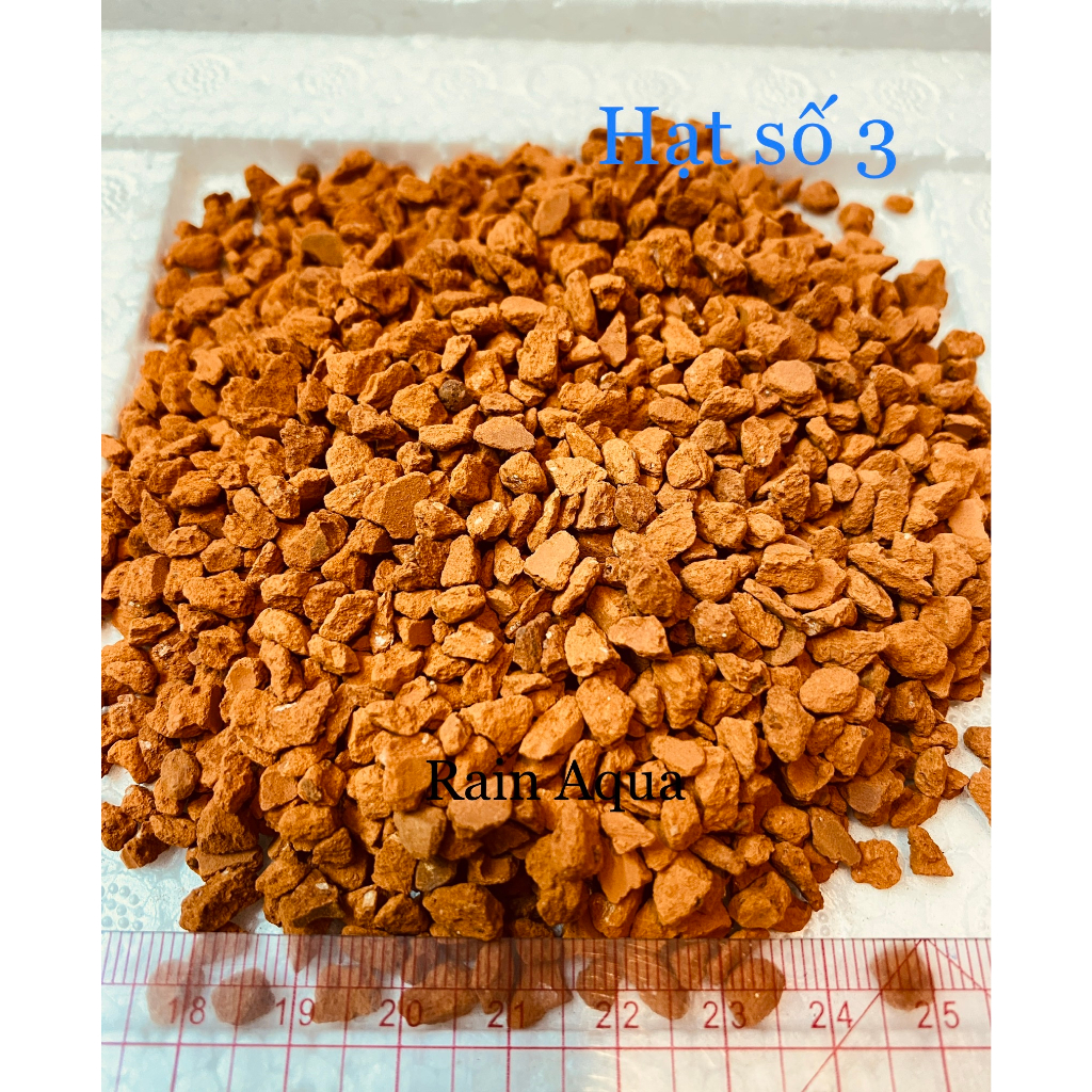 Sạn gốm ceramic, Hạt đỏ không hạt đen