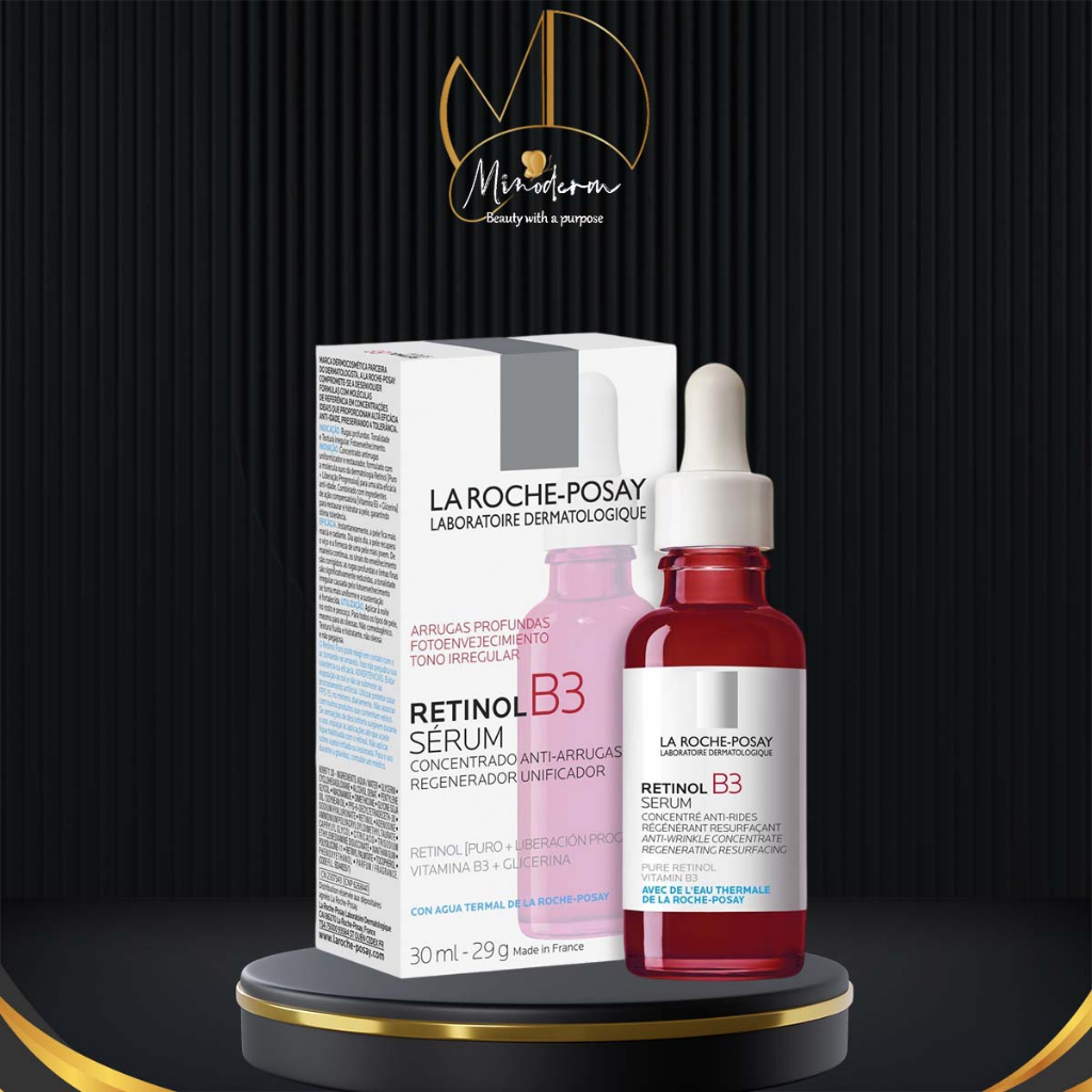 Dưỡng chất La Roche Posay Retinol B3 Serum giúp giảm thâm nám và nếp nhăn trên da, làm đều màu da 30ml