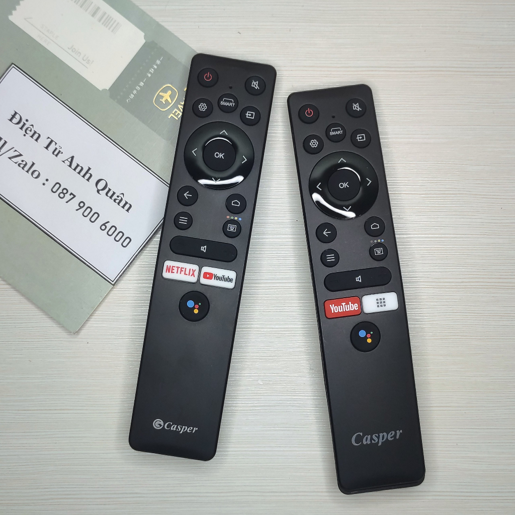 Remote tivi Casper | Điều Khiển Tivi Casper Giọng Nói các dòng