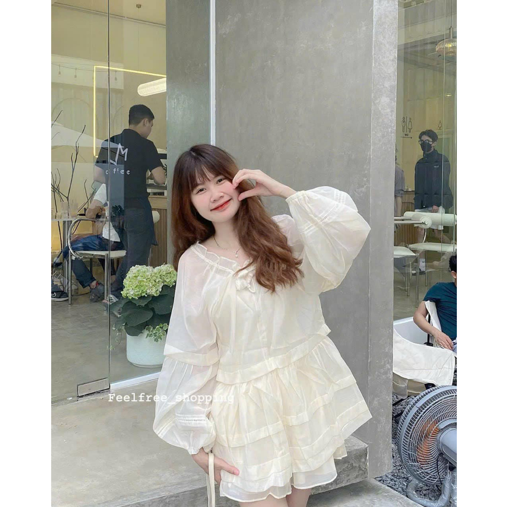 Set voan 3 món sang chảnh