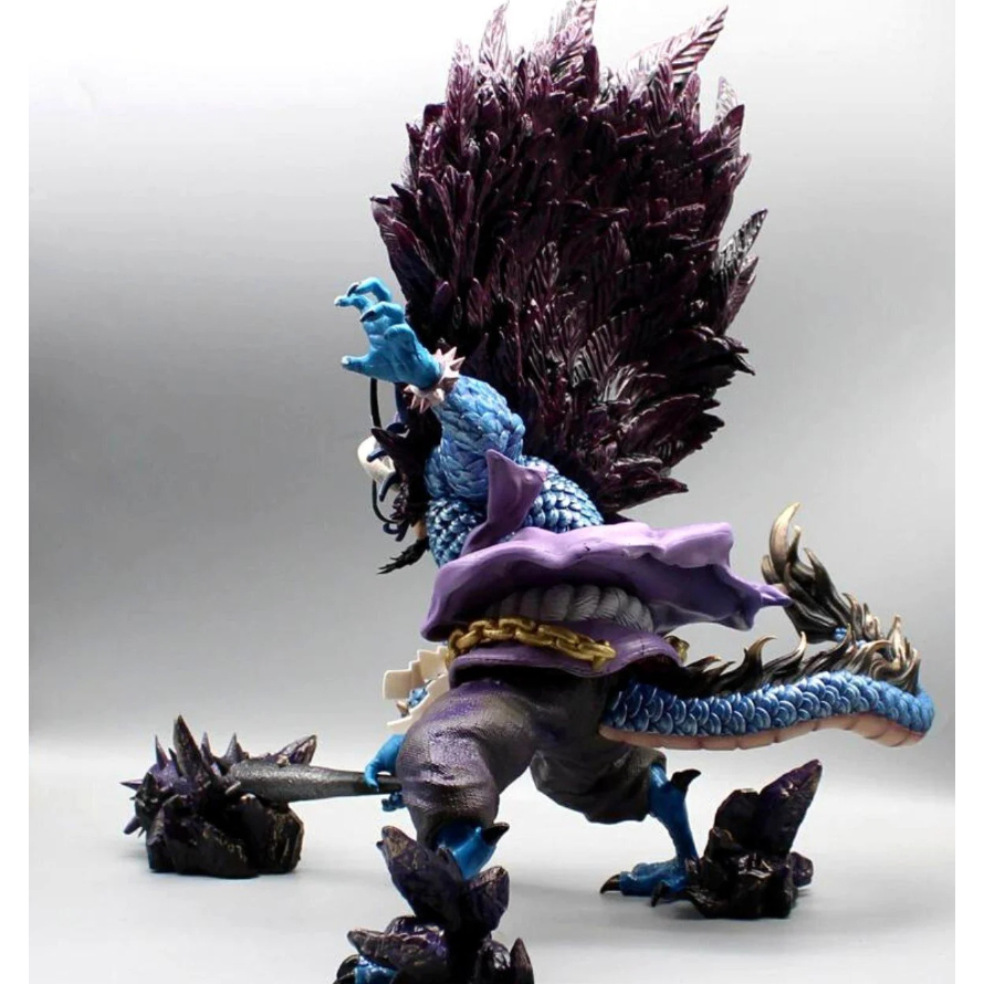 Mô Hình OnePiece Kaido dạng rồng siêu đẹp Cao 51cm - rộng 41cm - nặng 5kg + phụ kiện đi kèm Haki + chùy + nam châm