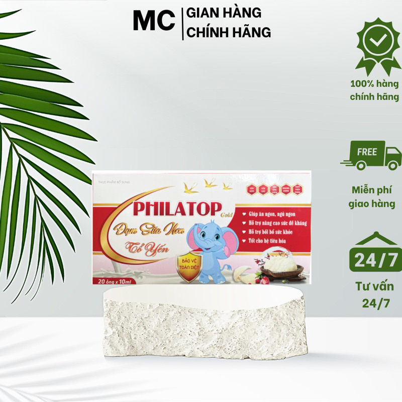 Philatop Sữa Non Tổ Yến Hỗ Trợ Tăng Cường Sức Đề Kháng,Giúp Bé Ăn Ngon ,Ngủ Ngon,Tiêu Hoá Tốt