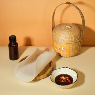 Combo - bánh tráng phơi sương loại 1 + nước chấm siêu cuốn| mắm ruốc, sa tế tắc, sa tế mật ong, muối nhuyễn, muối hành