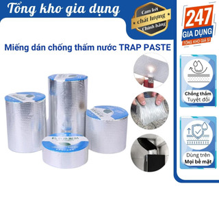 Băng keo chống dột TRAP PASTE, Băng keo chống thấm nước, Cuộn 5 mét băng keo dán rộng 5cm/10cm