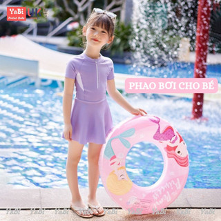 Phao bơi cho bé YouYou cao cấp, Phao bơi trẻ em tròn bé gái bé trai 2 3 5 tuổi dùng được cho người lớn Yabi