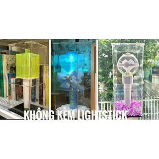 Hộp mica trưng bày - không kèm Lightstick, không kèm đá màu