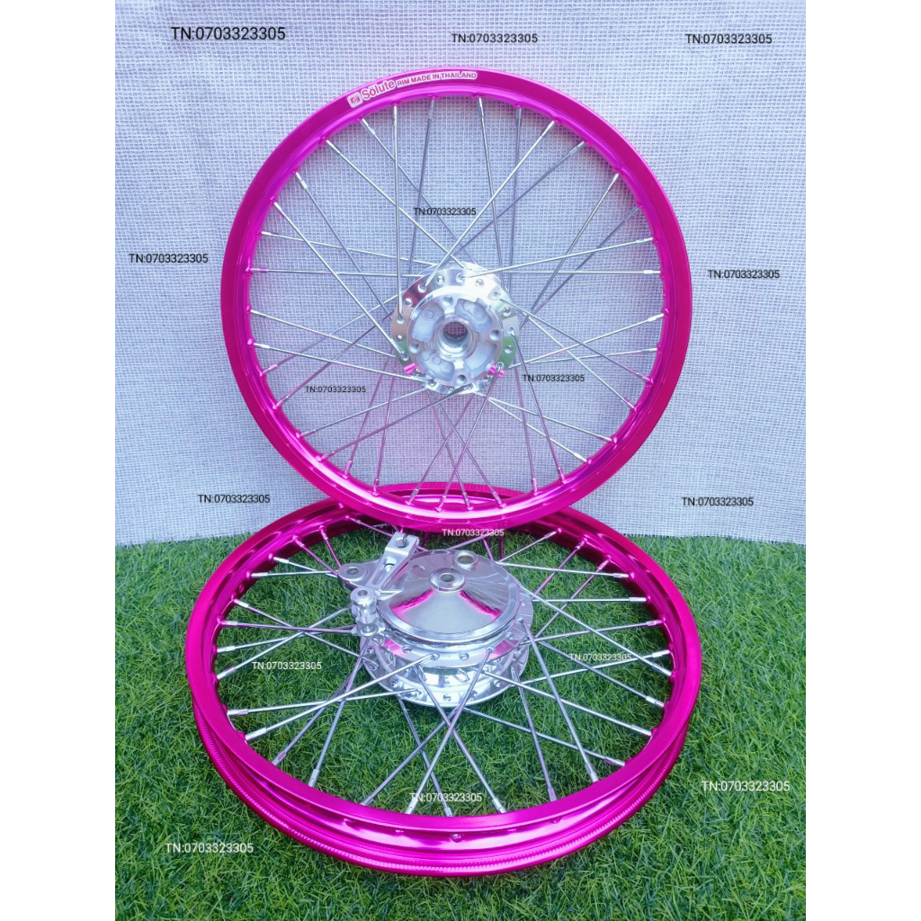 CẶP BÁNH CĂM WAVE RS WAVE S110 ,FUITUTER.125 NIỀN NHÔM SOLUTE .DALE .BAN ZAI .SH THÁI CĂM ĐÙM MẠ CROM KÈM MÁ VỚI PÁT .