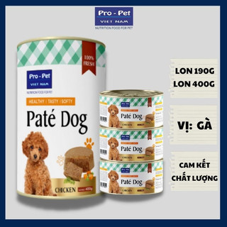 Pate cho chó Pro-pet mọi lứa tuổi vị thịt gà lon 190g - Medipet