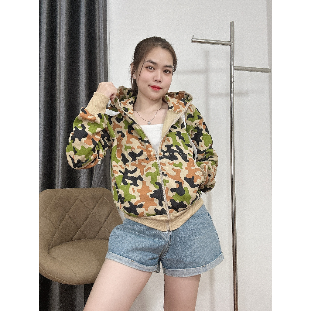 ÁO KHOÁC ĐỐM BEO NÓN TO MẪU MỚI