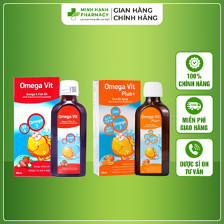 Omega 3 DHA EPA - Omega Vit và Omega Vit Plus giúp bổ sung Omega 3