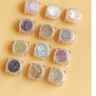 Set xà cừ 12 ô trang trí móng