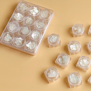 Set xà cừ 12 ô trang trí móng