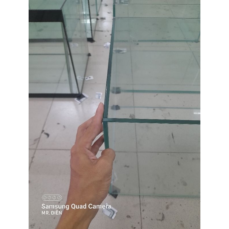 Hồ 644 chơi thủy sinh 60x40x40 DxRxC full 8li, có mã freeship
