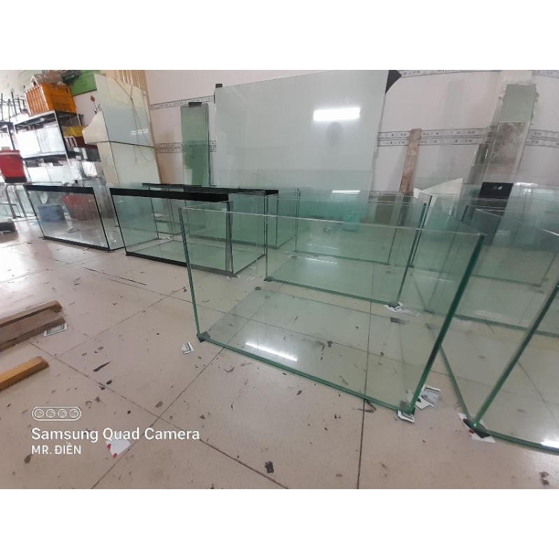 Hồ 644 chơi thủy sinh 60x40x40 DxRxC full 8li, có mã freeship