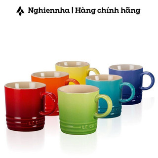 Bộ 6 cốc le creuset cầu vồng 350ml cao cấp kèm hộp - hàng pháp chính hãng , hàng chính hãng, nghiennha_99