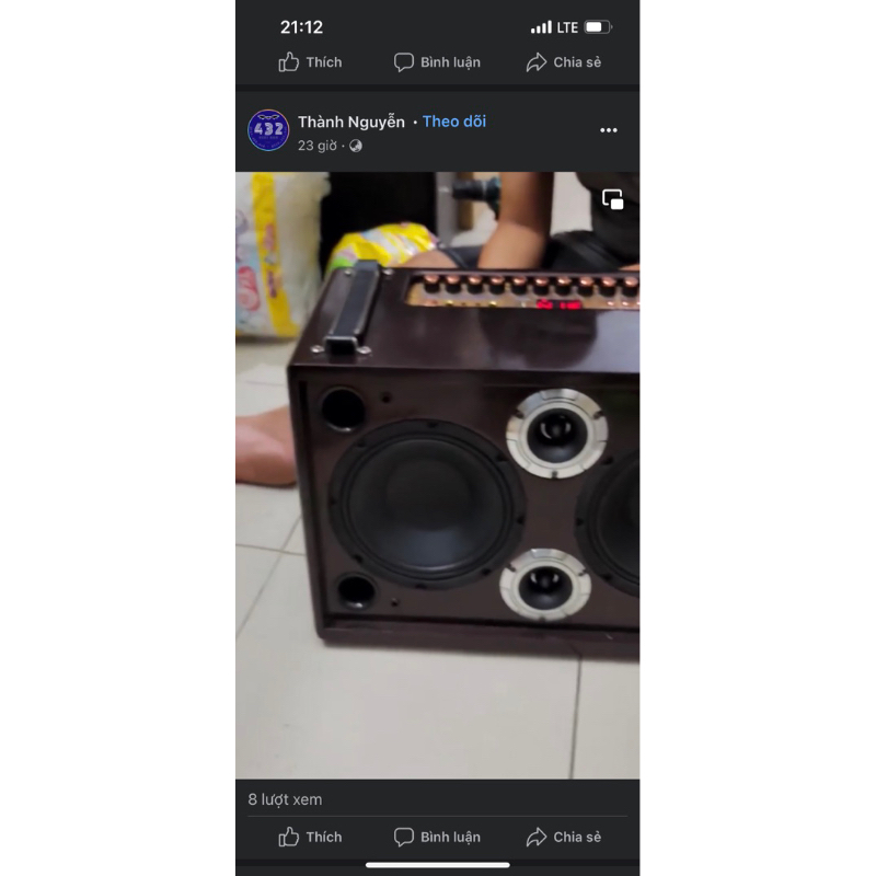 Treble soway 10cm sườn nhôm