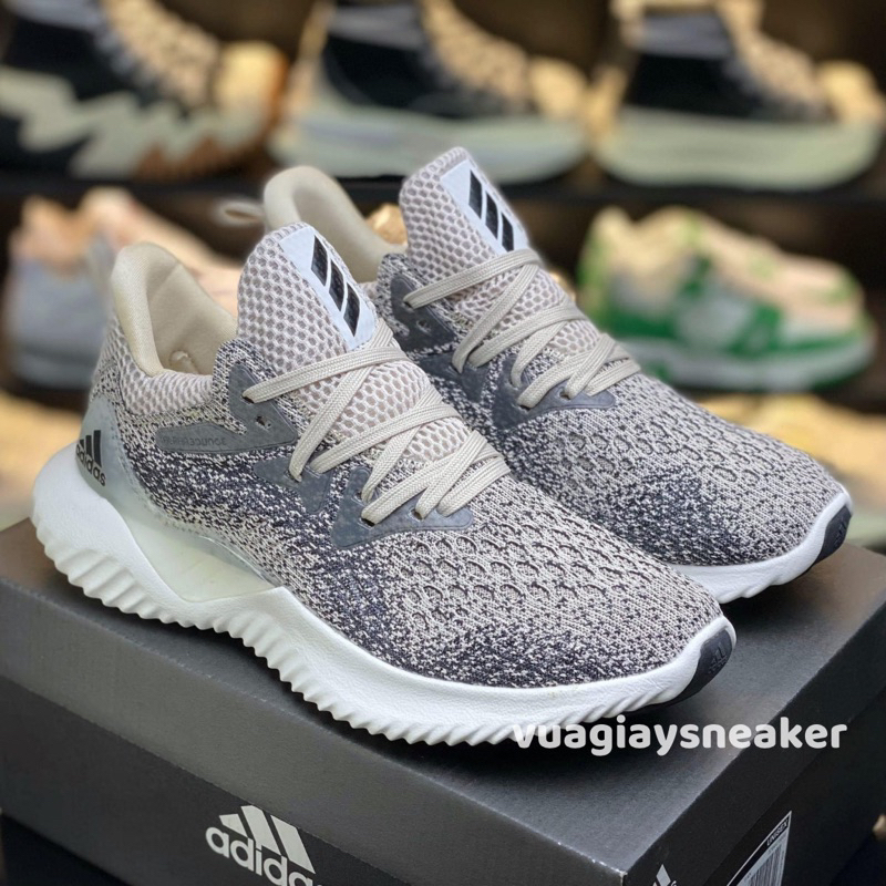 Giày thể thao sneaker alphabounce 2018 xám tiêu