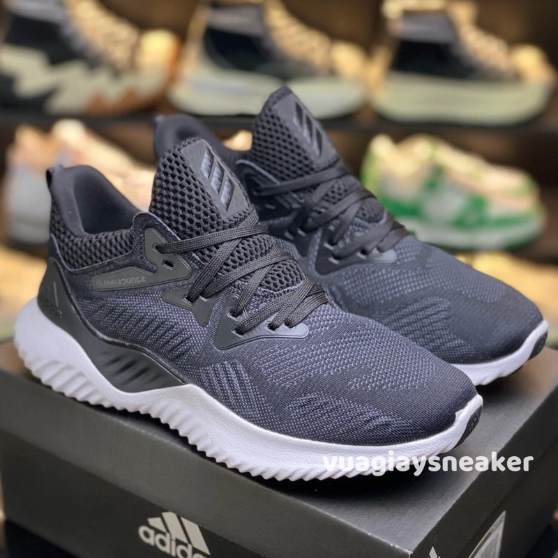 Giày thể thao sneaker alpha bounce 2018 đen trắng
