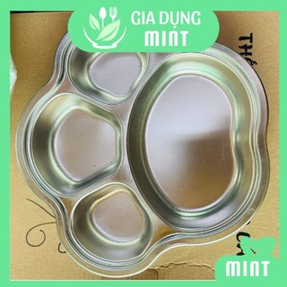 Khay cơm inox , khay ăn dặm inox cho bé