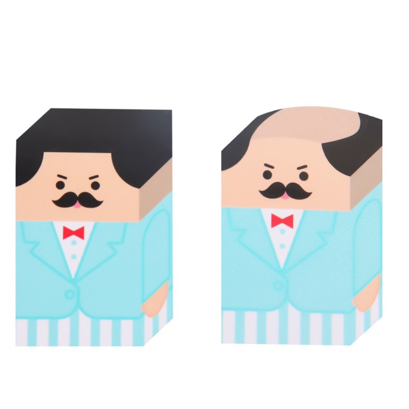 Cục Tẩy Cao Su Hình Nhân Vật Hoạt Hình đầu hói , gôm tẩy đầu hói dễ thương