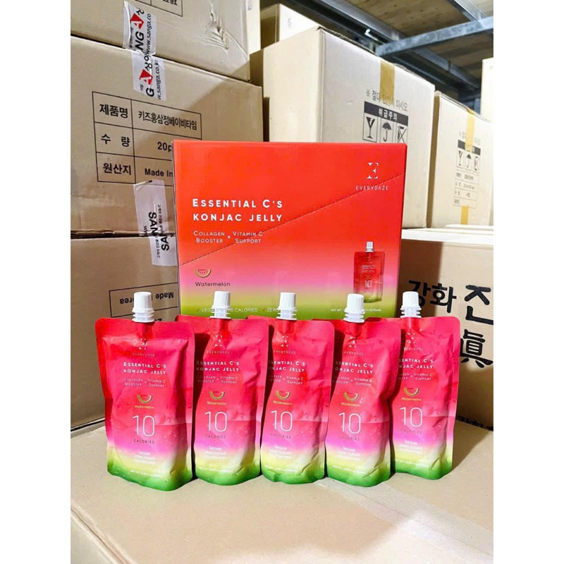 Thạch Everydaze Essential C's Konjac Jelly  hỗ trợ giữ dáng