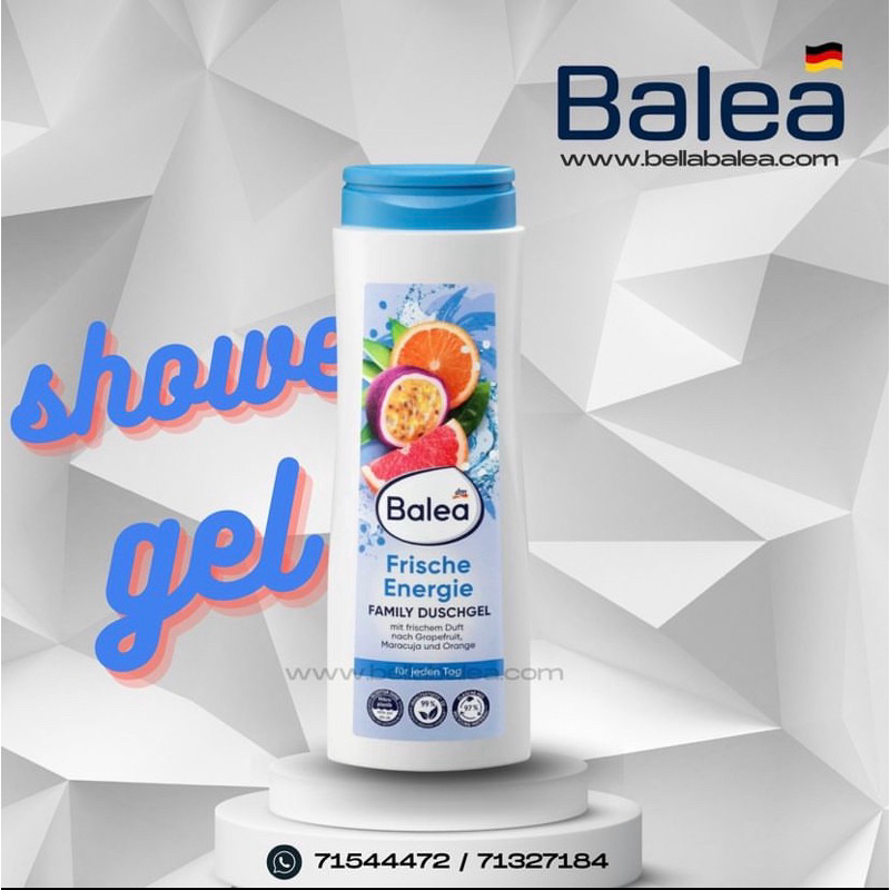 Bộ sữa tắm và dầu gội Balea 500ml Family dành cho cả gia đình