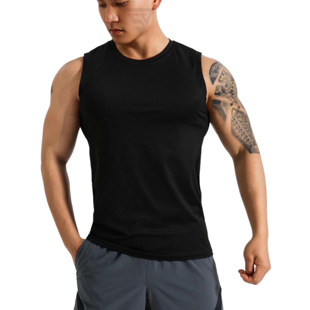 Áo ba lỗ nam tập gym, Áo tanktop nam sát nách trơn thun cotton thoáng mát nhiều màu đủ size có video sản phẩm.