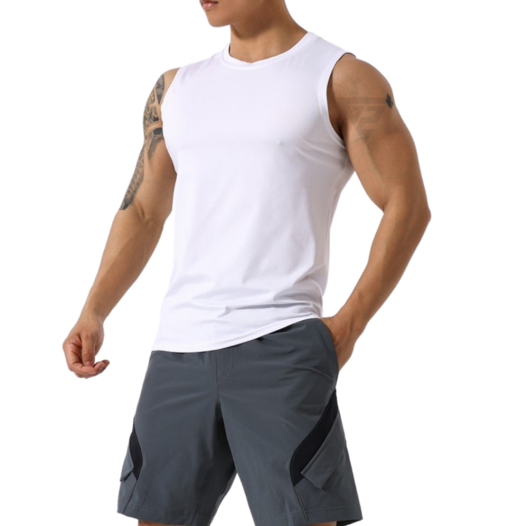 Áo ba lỗ nam tập gym, Áo tanktop nam sát nách trơn thun cotton thoáng mát nhiều màu đủ size có video sản phẩm.