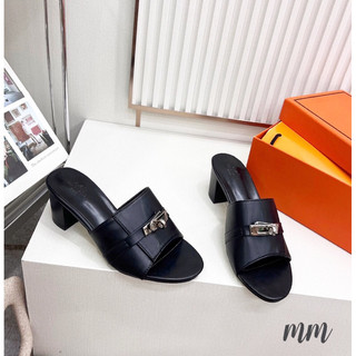 Guốc cao gót quai ngang khoá h•m fullbox
