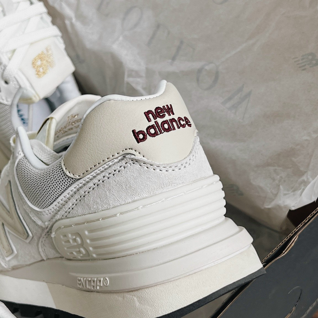 Giày thể thao Nb 574 Legacy Ivory xám trằng-Full box
