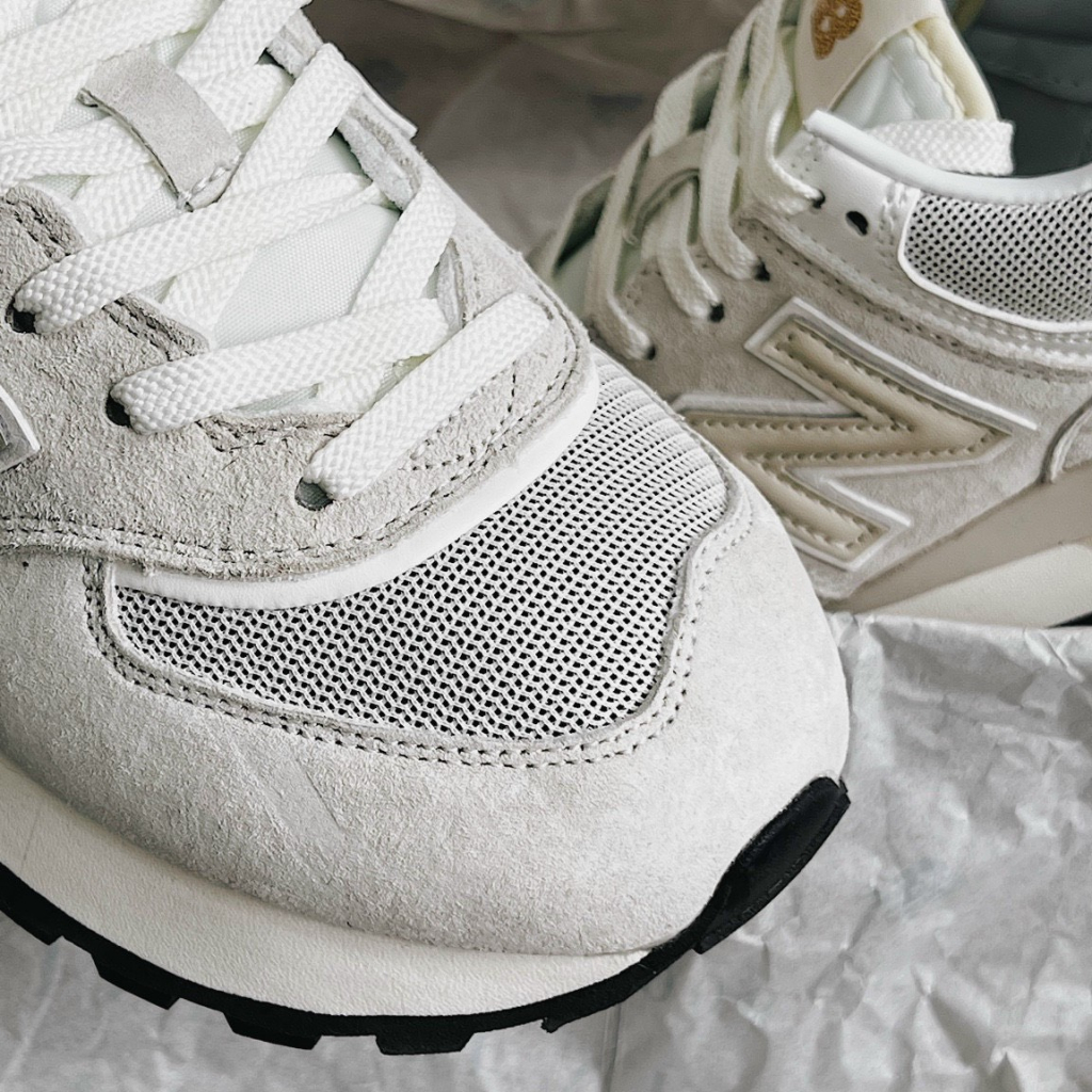 Giày thể thao Nb 574 Legacy Ivory xám trằng-Full box