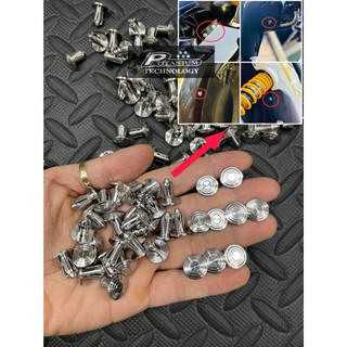 Ốc Salaya bấm dàn áo của nhiều xe xài vị trí bấm , ốc nút nhấn bấm dàn áo inox V2 Thái