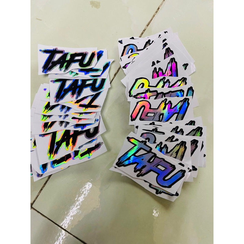 Tem dán xe máy Race -Tafu 7 màu cao cấp chuyển màu theo góc nhìn