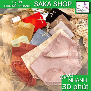 Set 10 Quần lót nữ cotton kháng khuẩn nhăn