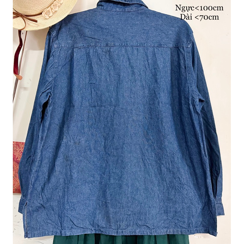 Áo denim -jean