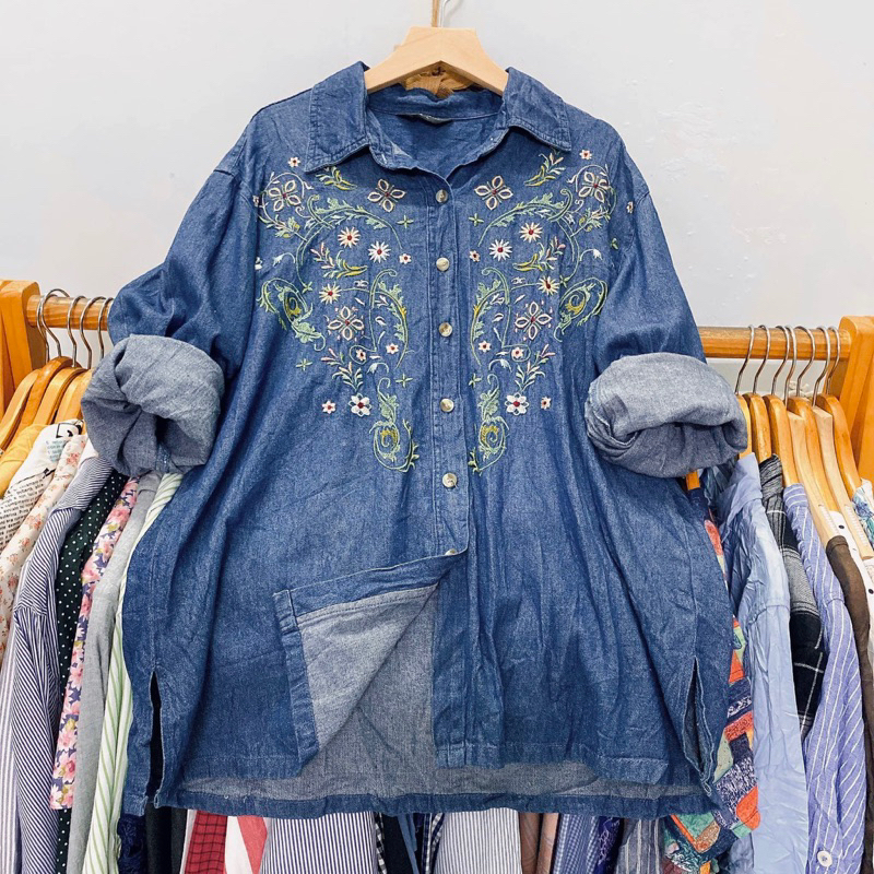 Áo denim -jean