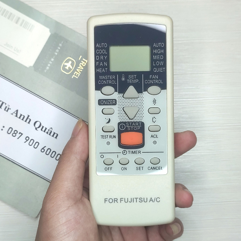 Điều khiển điều hòa Fujitsu | Remote máy lạnh Fujitsu các dòng