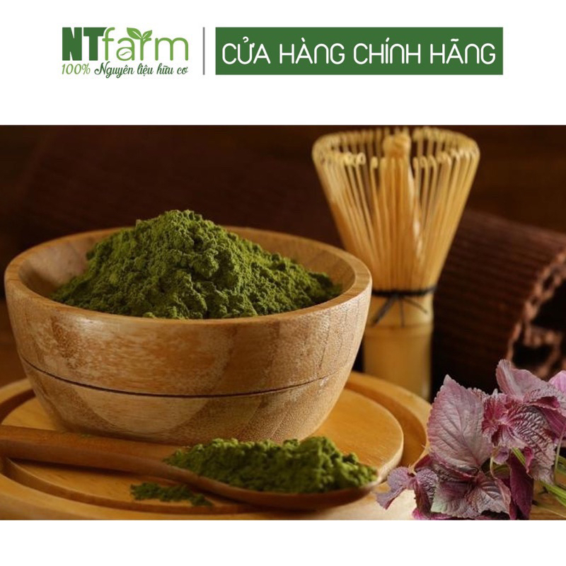 Bột Tía Tô NTFARM hữu cơ nguyên chất 100gr
