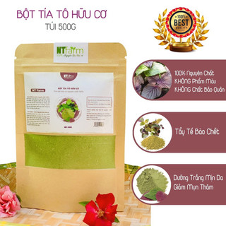 Bột tía tô nguyên chất ntfarm 1kg