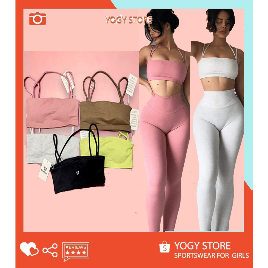 Áo tập thể bra thao gym yoga nữ Tomtiger yếm hai dây chất thun quảng châu cao cấp.