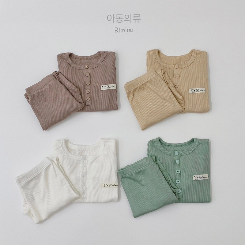 BỘ TĂM TRƠN 5 KHUY BASIC CHO BÉ