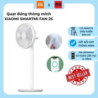 ( Bản Quốc Tế )  Quạt Tích Điện Thông Minh Xiaomi SmartMi Fan 2S Kèm Remote Điều Khiển, Quạt tích điện