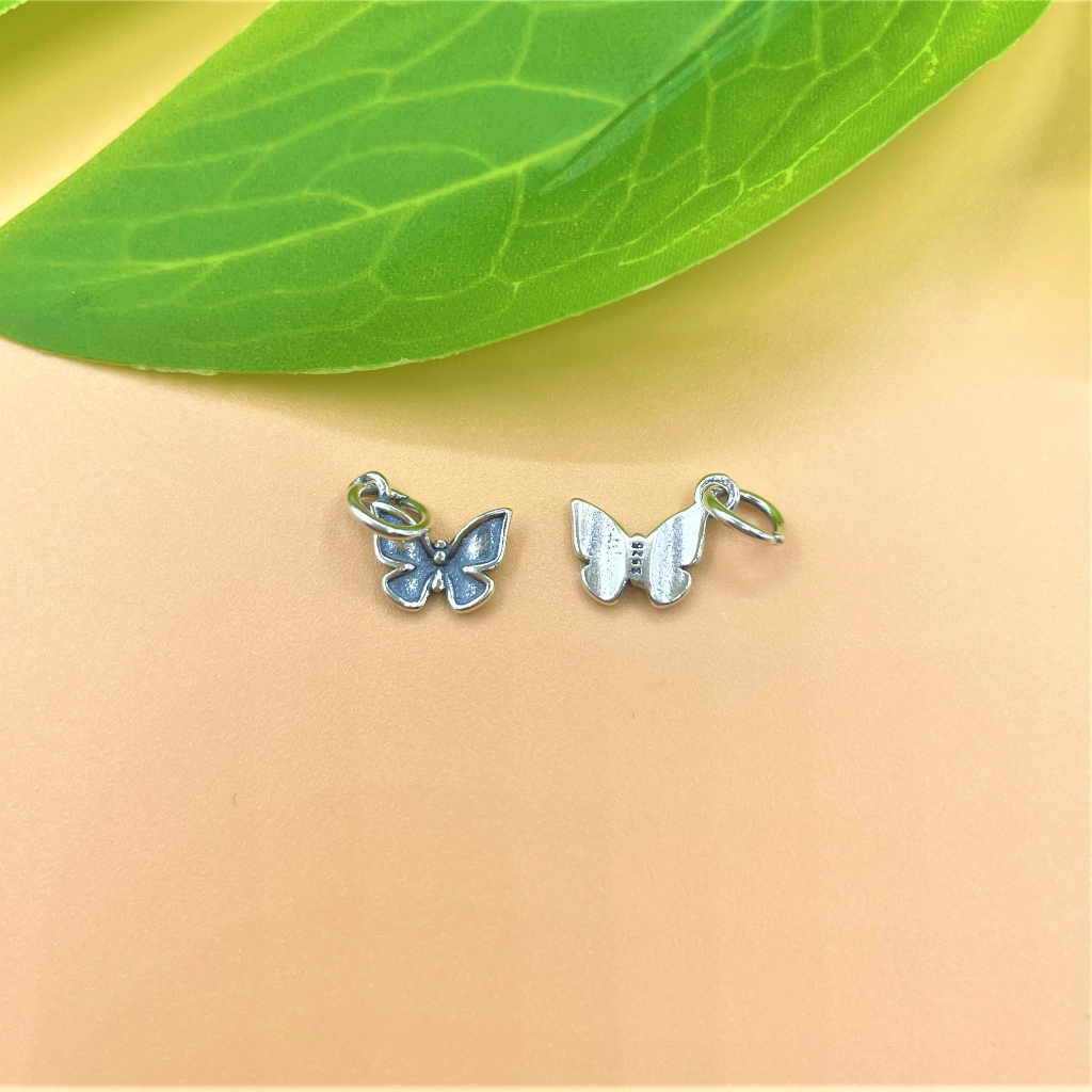 Charm treo hình bướm cỡ nhỏ bạc thái - Charm Bạc 925 - Mã CA1145