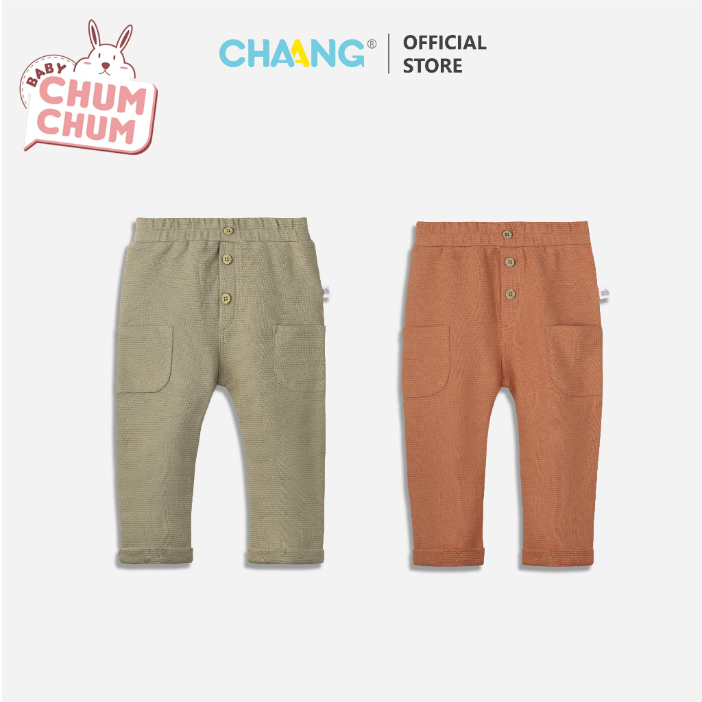 Quần Jogger Nỉ Gân Túi Trước Treasure Bé Trai CHAANG AW23D9