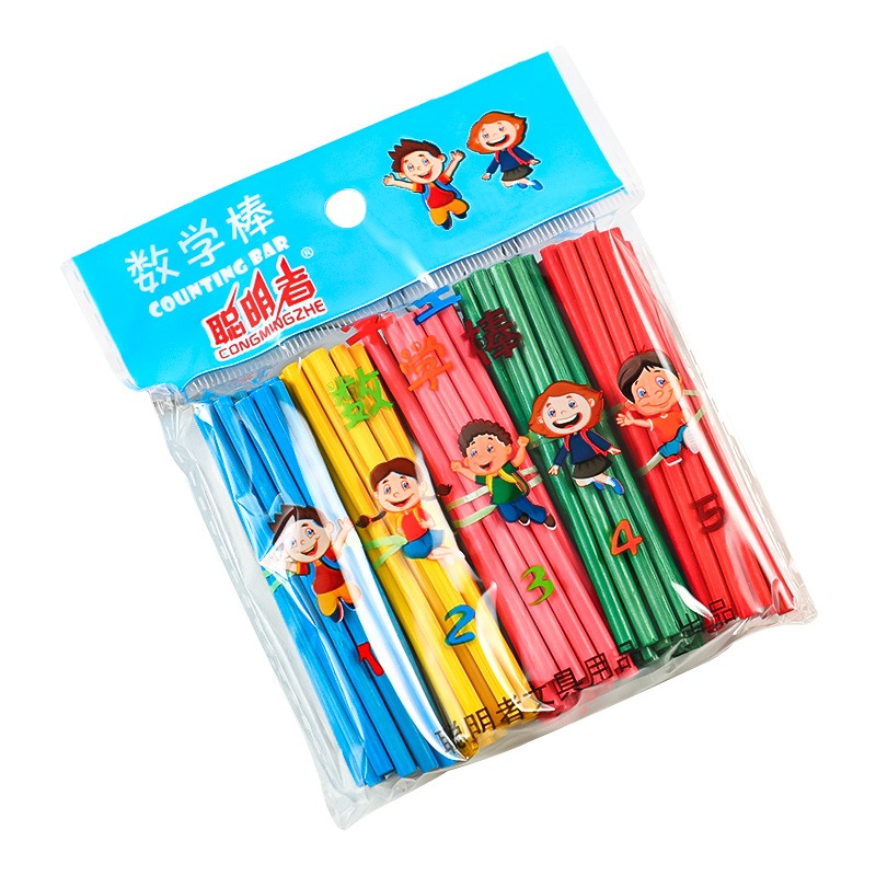 Que Tính Gỗ bộ 100 cái Cho Bé Học Toán - Edukids