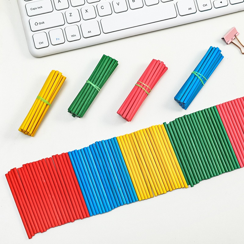 Que Tính Gỗ bộ 100 cái Cho Bé Học Toán - Edukids